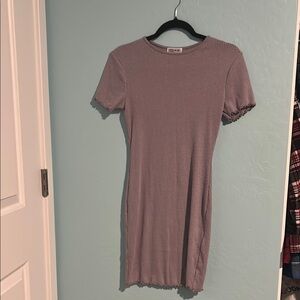 Elegant Purple Midi Dress